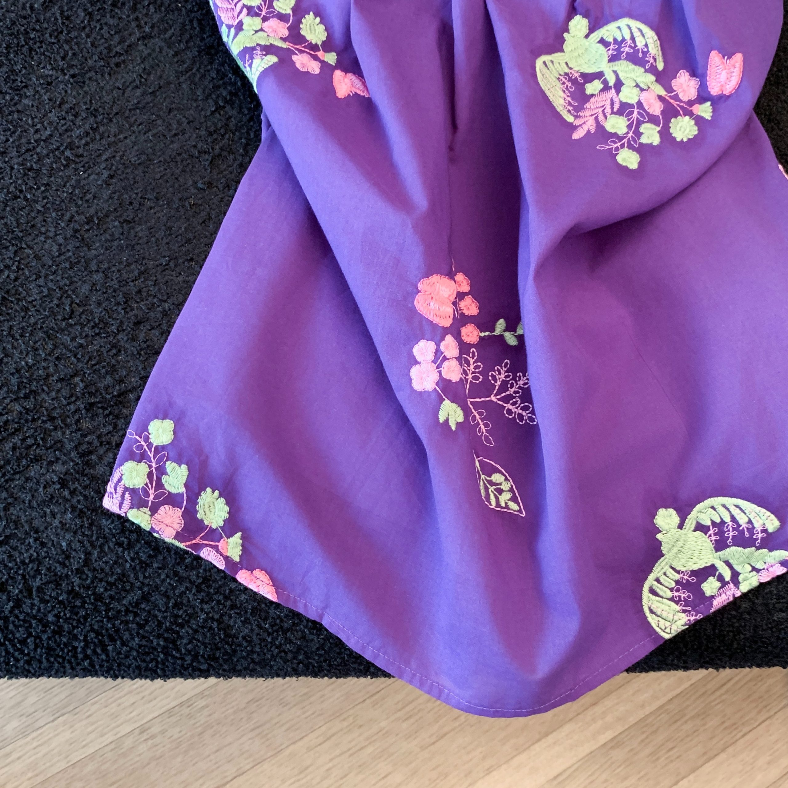 Women's Purple Embroidered Floral Cami Top 2026 Summer Sleeveless Beaded Strap Backless Blouse - Image 5