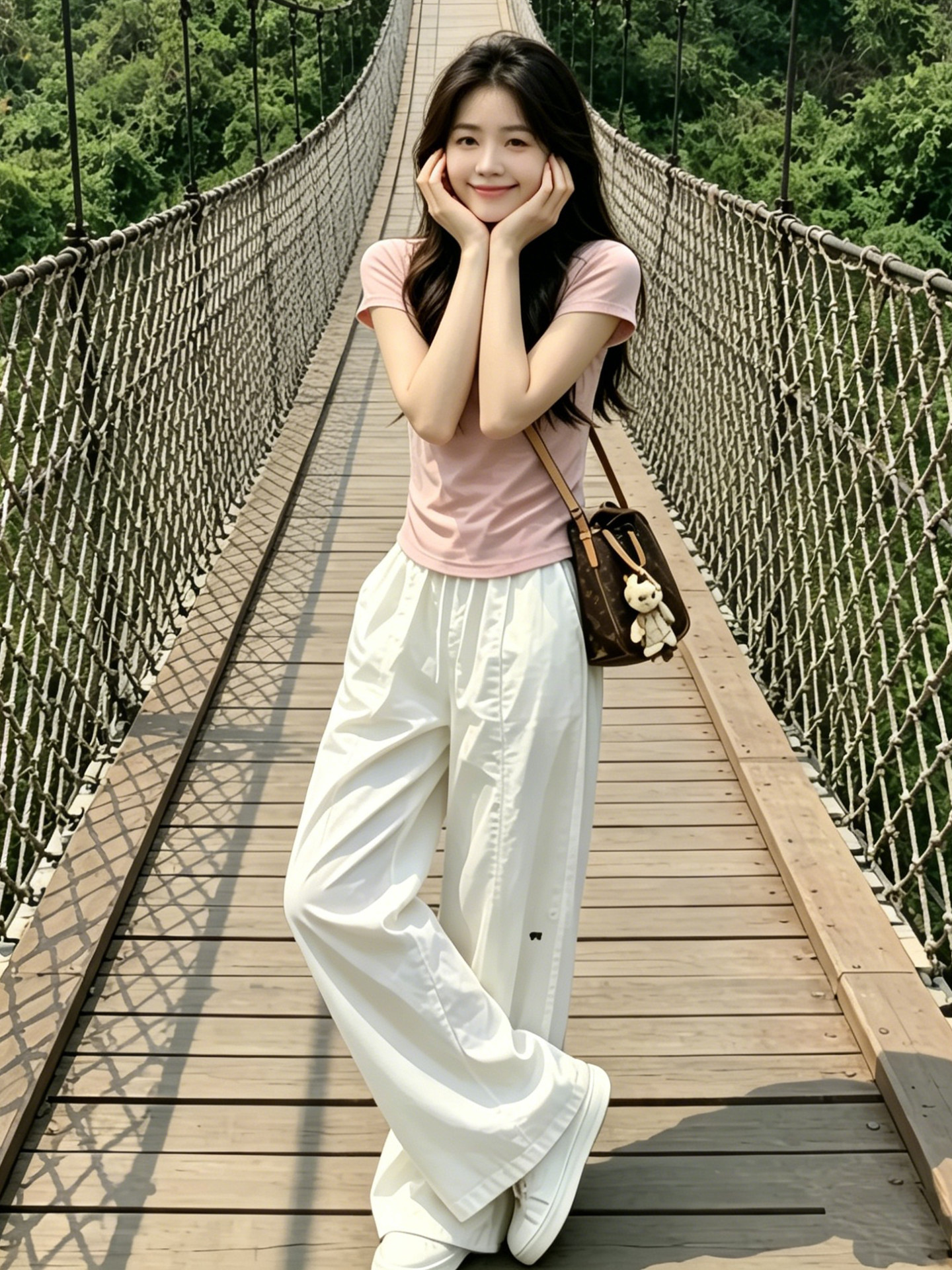 Pink Slim Fit T-Shirt for Women 2026 Summer Short Sleeve Top - Image 3