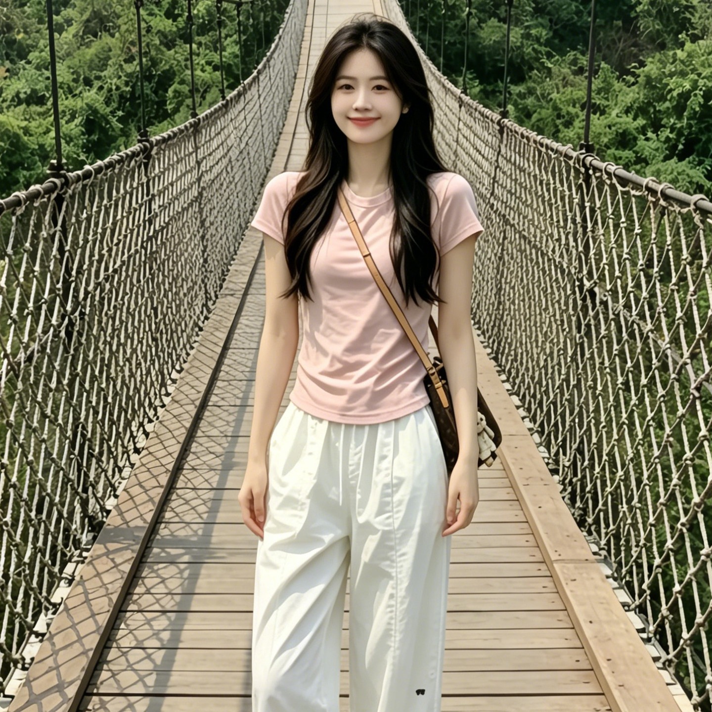 Pink Slim Fit T-Shirt for Women 2026 Summer Short Sleeve Top - Image 5